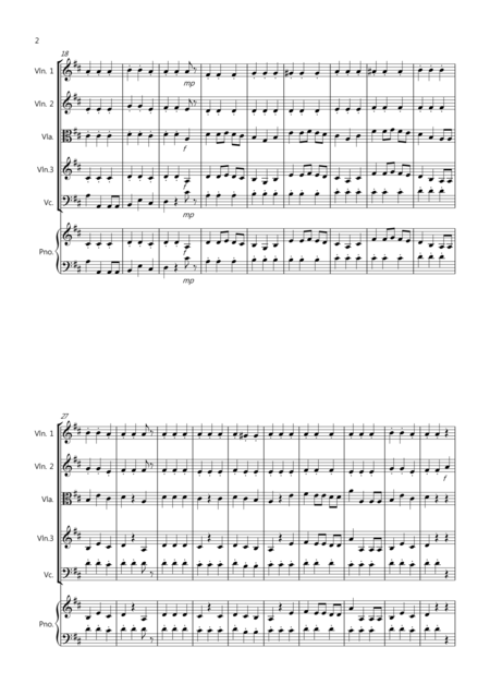 We Wish You A Merry Christmas For String Quartet Page 2