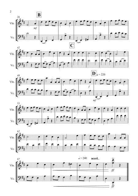 We Wish You A Merry Christmas For Violin And Cello Duet Page 2