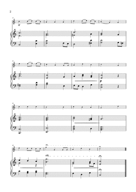 We Wish You A Merry Christmas For Violin And Piano Page 2