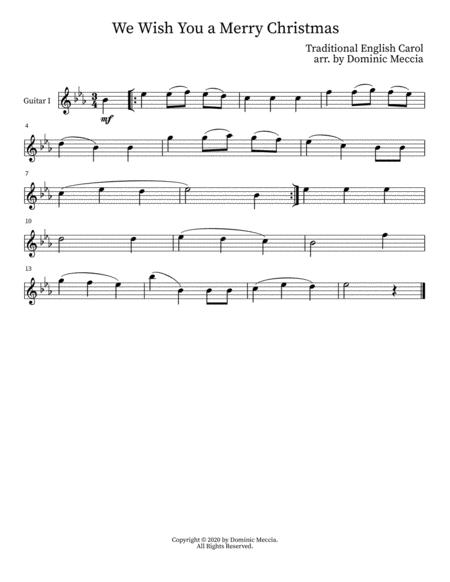 We Wish You A Merry Christmas Guitar Trio Page 2