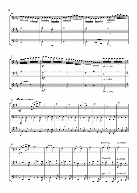 Websters Scherzo For Cello Trio Page 2