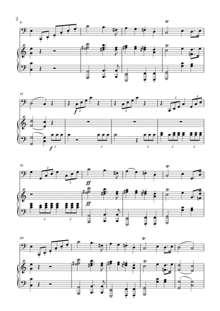 Wedding March For Trombone And Piano Mendelssohn Page 2