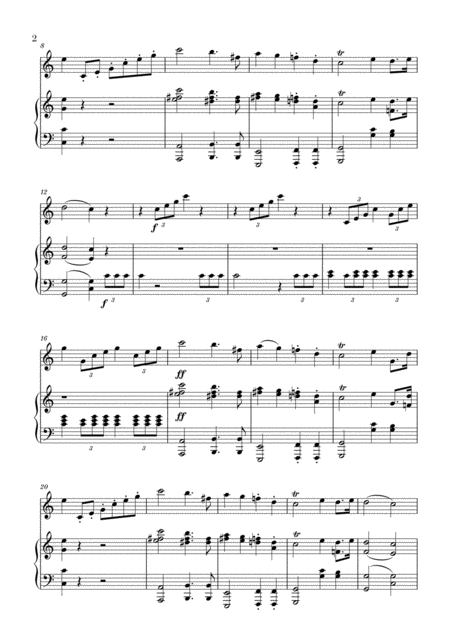 Wedding March For Violin And Piano Mendelssohn Page 2