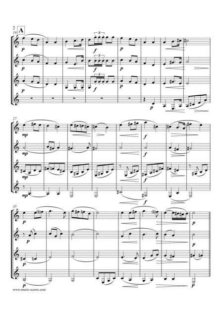 Wedding March From Lohengrin 4 Clarinets Page 2