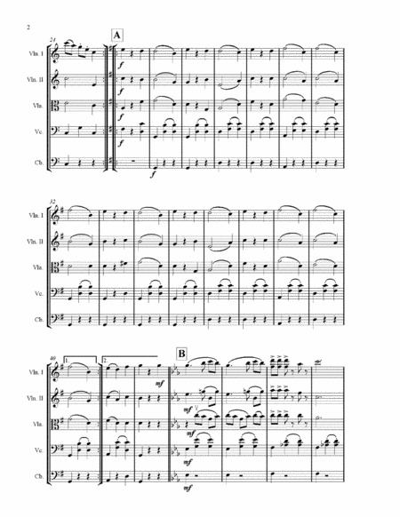 Wedding Waltz For String Quartet Score Parts With Optional Contrabass Mp3 Page 2