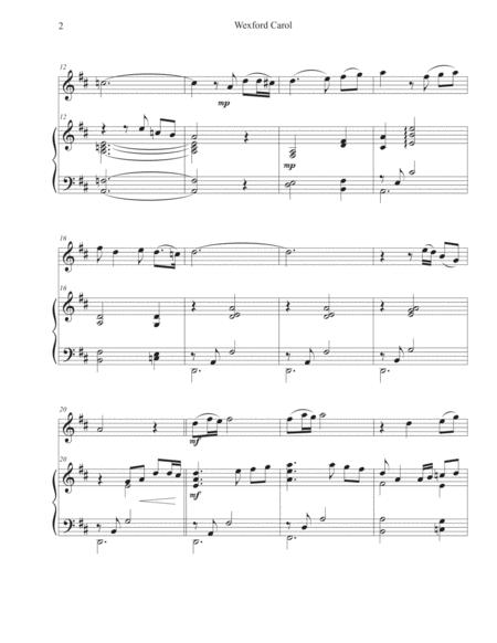 Wexford Carol Piano Violin Page 2