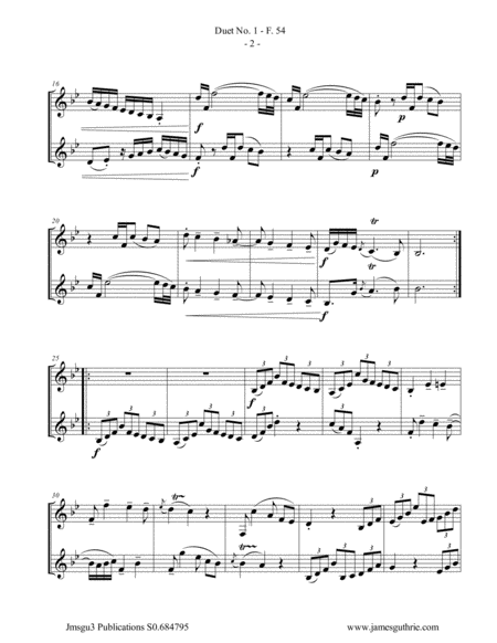 Wf Bach The Six Duets Complete For Bass Clarinet Duo Page 2