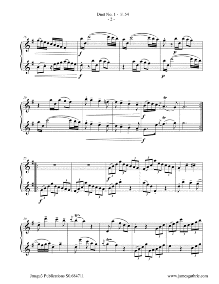 Wf Bach The Six Duets Complete For Bass Flute Duo Page 2