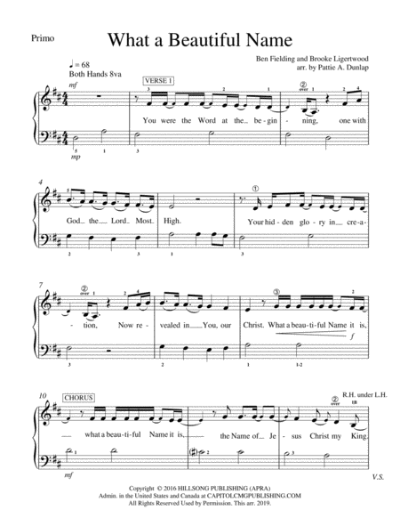 What A Beautiful Name Piano Duet Page 2