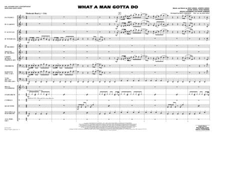 What A Man Gotta Do Arr Jack Holt And Matt Conaway Conductor Score Full Score Page 2