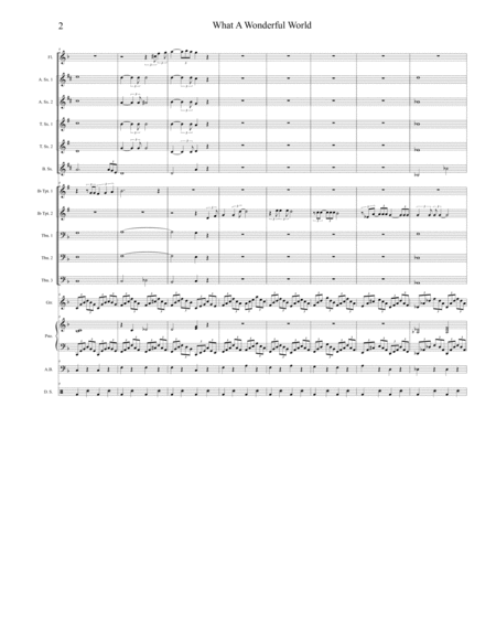 What A Wonderful World For Jazz Band Page 2