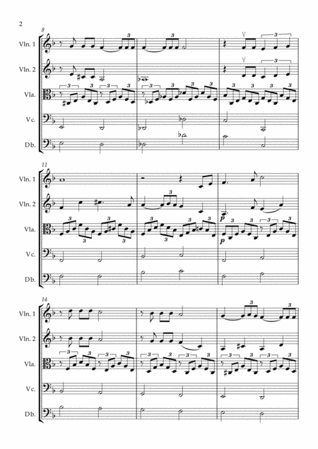 What A Wonderful World For String Orchestra Score And Parts Page 2