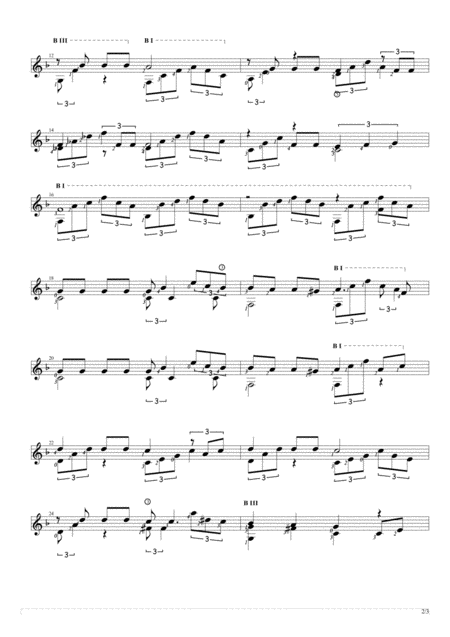 What A Wonderful World Solo Guitar Score Page 2