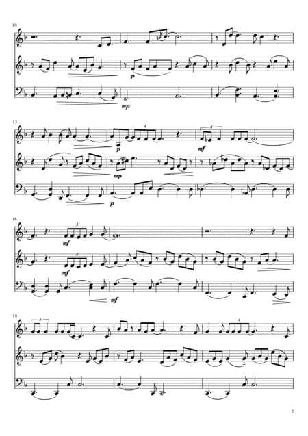 What A Wonderful World Violin 1 Violin 2 Cello Page 2