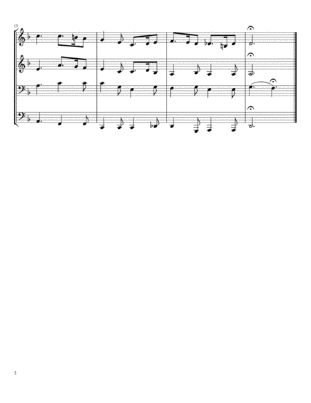 What Child Is This For Brass Quartet Page 2