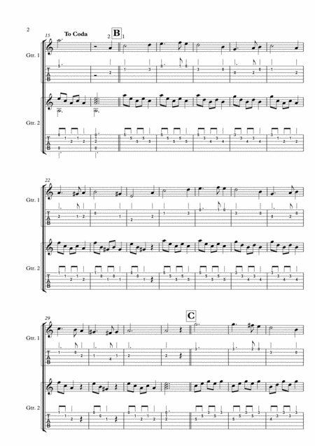 What Child Is This For Guitar Ensemble Page 2