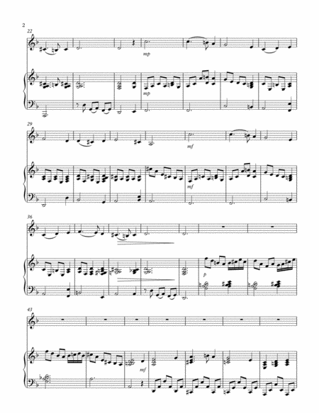 What Child Is This For Trumpet Solo With Piano Accompaniment Page 2