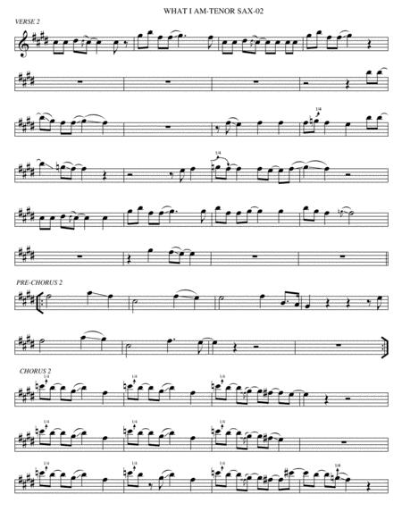 What I Am Tenor Sax Page 2