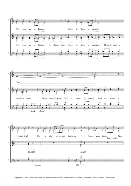 What Is This Feeling A Cappella Page 2