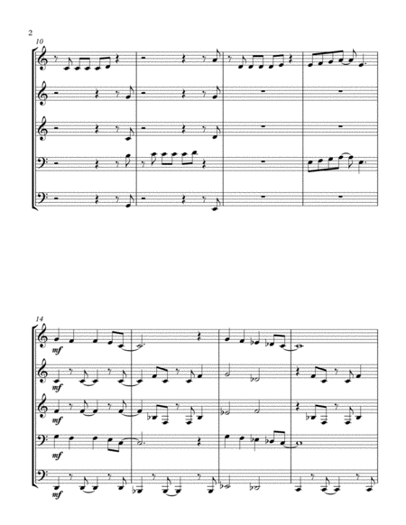 What Is This Feeling Brass Quintet Page 2