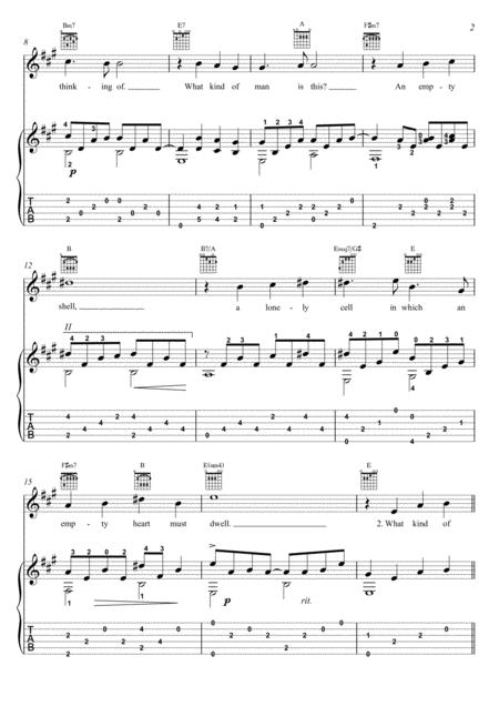 What Kind Of Fool Am I Guitar Fingerstyle Page 2