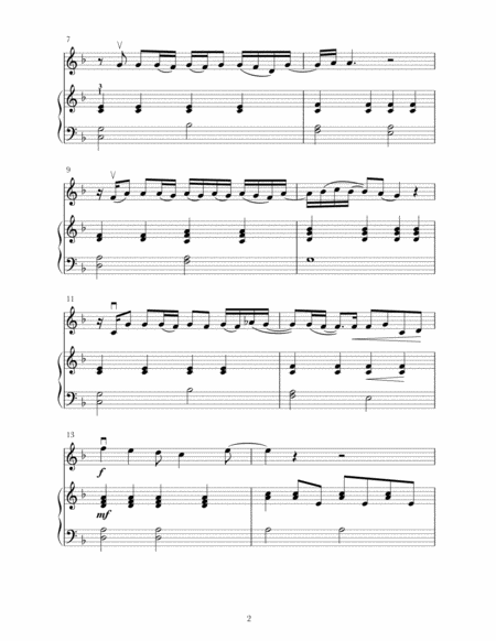 When I Was Your Man Solo Violin Piano Page 2