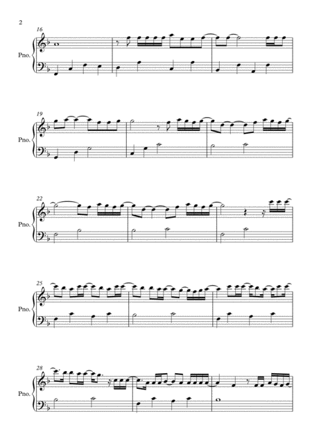 When We Were Young F Major By Adele Easy Piano Page 2