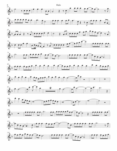 White Christmas Flute Or Violin Solo In C Key With Chords Page 2