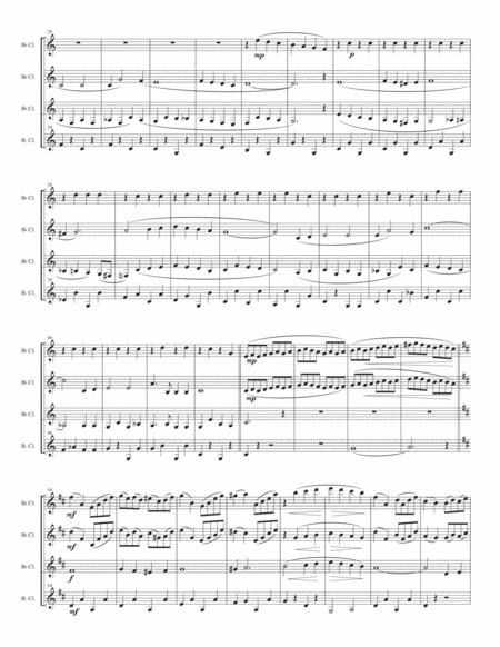 White Christmas For 4 Clarinets Page 2