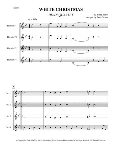 White Christmas Horn Quartet Page 2