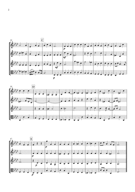 Who Calls My Parting Soul For Three Violins Viola From Esther Hwv 50b Page 2