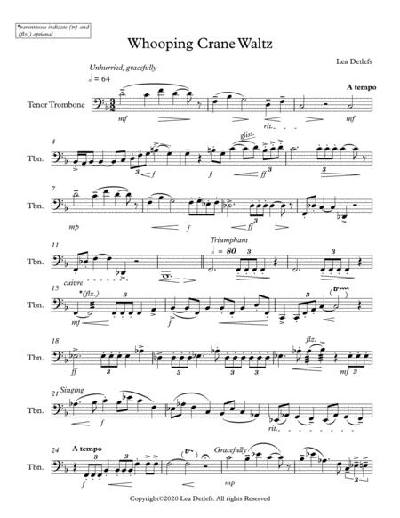 Whooping Crane Waltz For Trombone With F Attachment Page 2