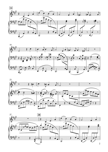 Wie Melodien Zieht Es Mir It Moves Like A Melody Op 105 1 For Clarinet Piano Page 2