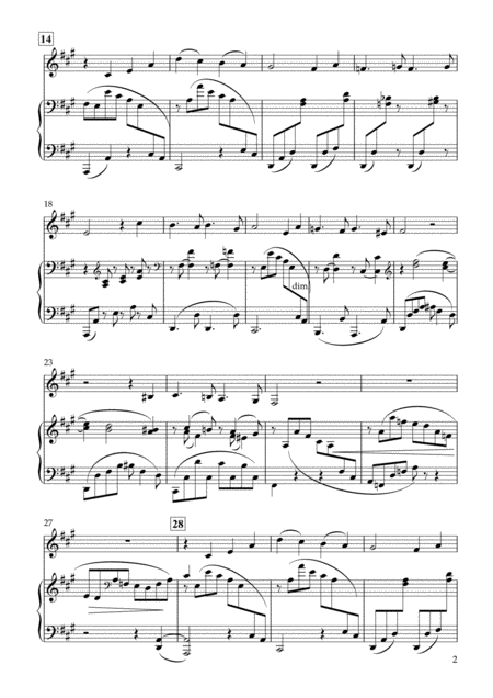 Wie Melodien Zieht Es Mir It Moves Like A Melody Op 105 1 For Horn Piano Page 2