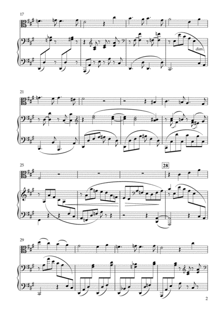Wie Melodien Zieht Es Mir It Moves Like A Melody Op 105 1 For Viola Piano Page 2