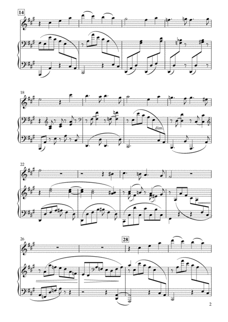 Wie Melodien Zieht Es Mir It Moves Like A Melody Op 105 1 For Violin Piano Page 2