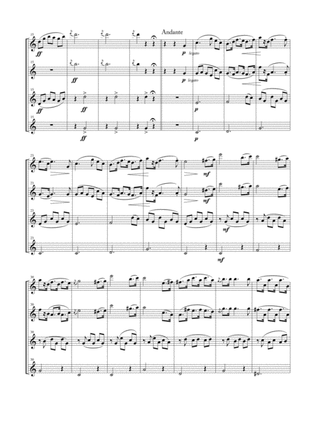 Wiener Blut For Flute Quartet Page 2