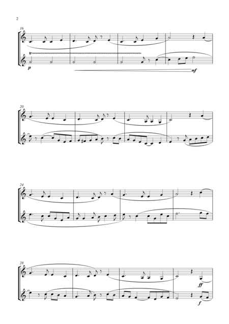 Wild Flowers For Easy Piano Page 2