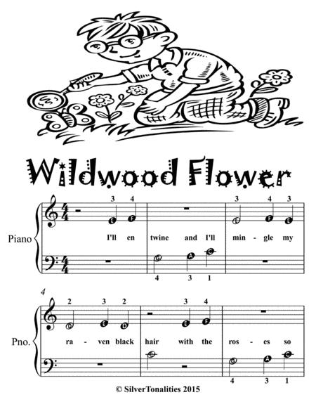 Wildwood Flower Beginner Piano Sheet Music Page 2