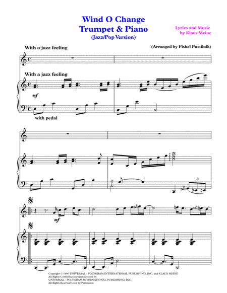 Wind Of Change For Trumpet And Piano Video Page 2