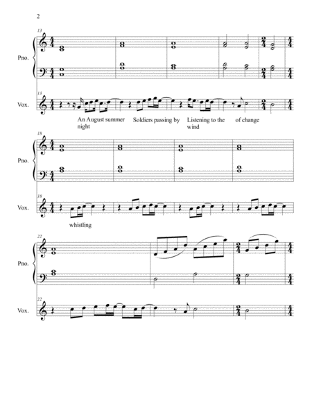 Wind Of Change Piano Vocal Page 2