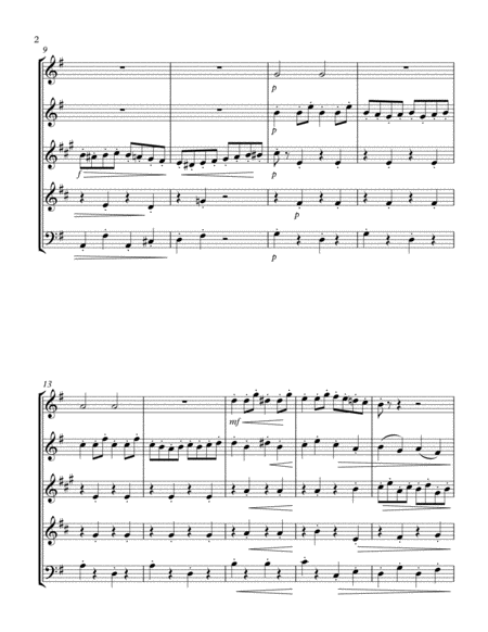 Wind Quintet Le Secret Page 2