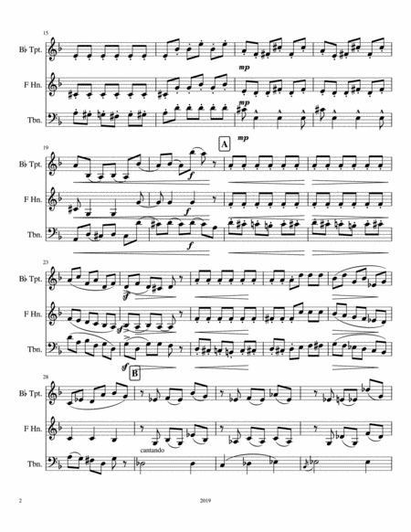 Winter By Albeniz For Brass Trio Page 2