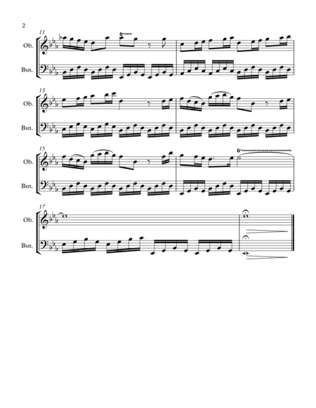 Winter Four Seasons Largo Oboe Bassoon Duet Page 2