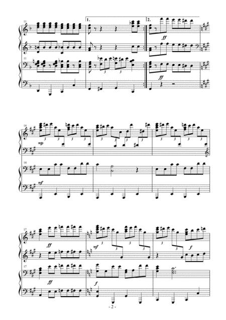 Winter Wonderland For 4 Hands Piano Page 2