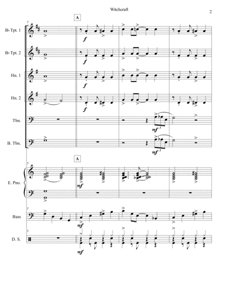 Witchcraft Brass Sextet Page 2