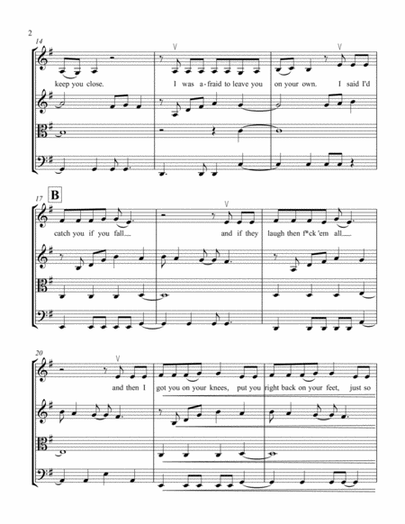 Without Me Halsey For String Quartet Page 2