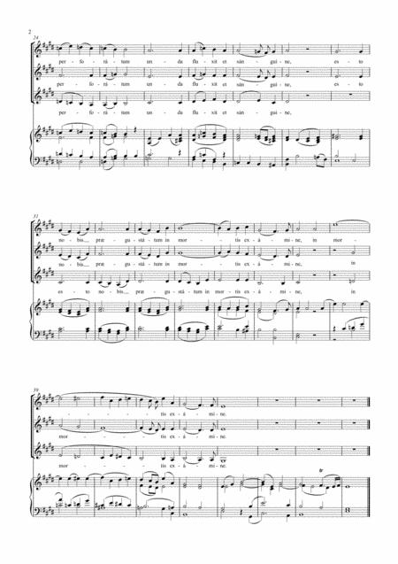 Wolfgang Amadeus Mozart Ave Verum Ssa Version Score Choir Part Page 2