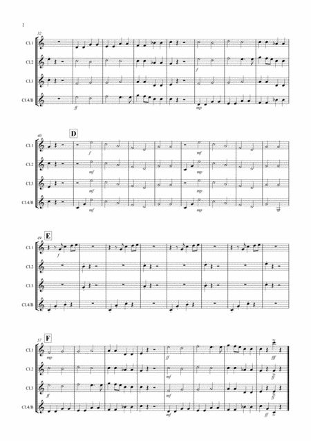 Wonderful Christmastime For Clarinet Quartet Page 2