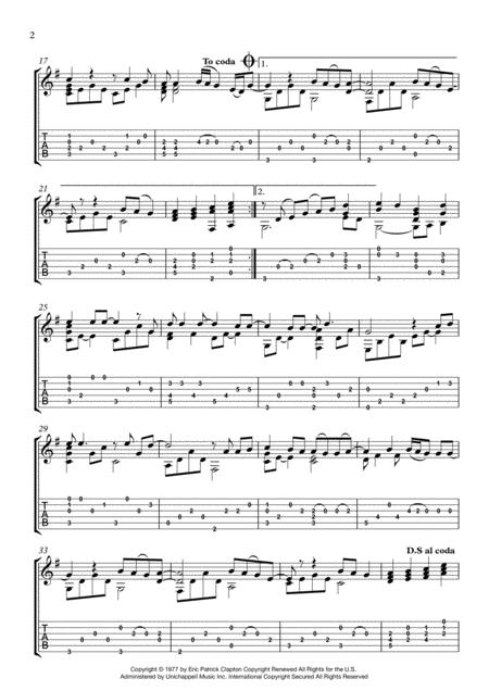 Wonderful Tonight Solo Guitar Page 2